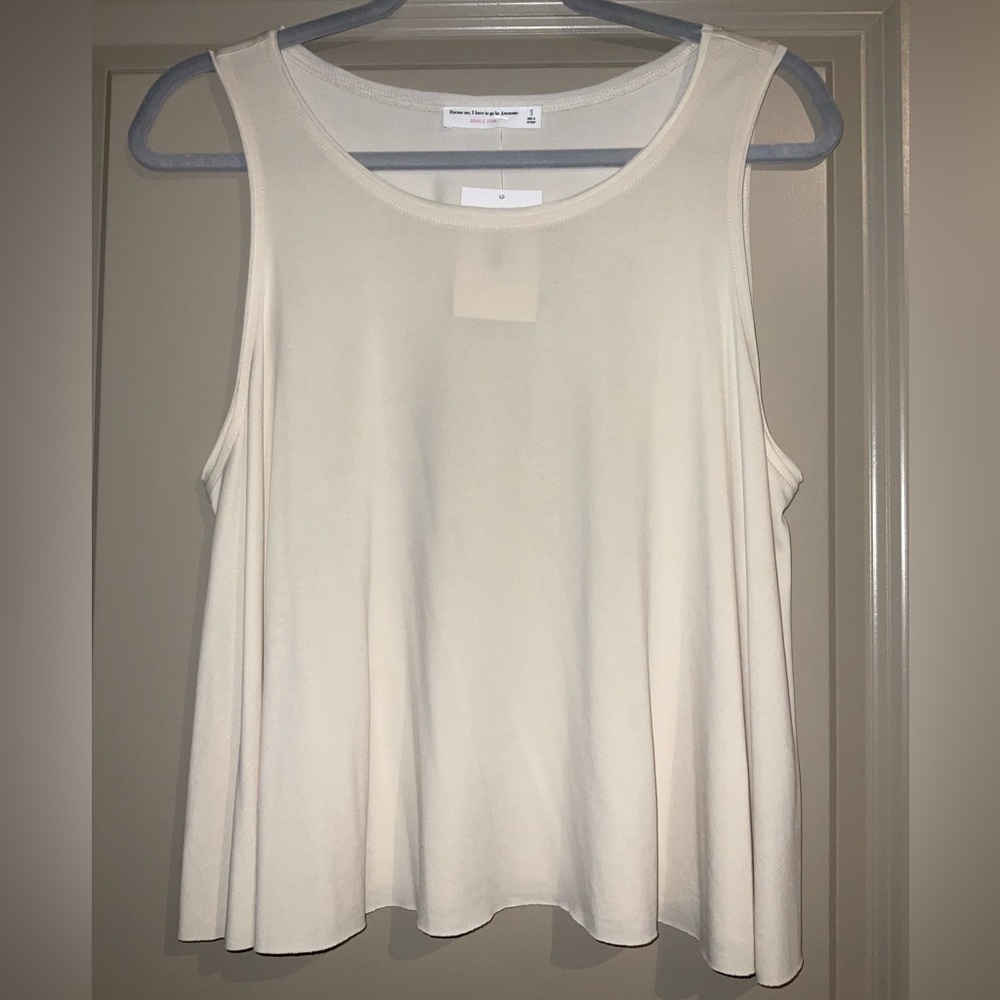 Double Zero Cream/Bone Tank (Size S)
